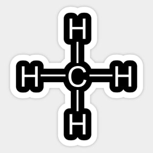 Methane CH4 Sticker